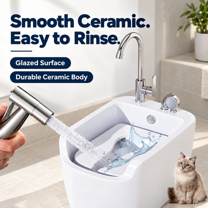 Self-Flushing Cat Toilet