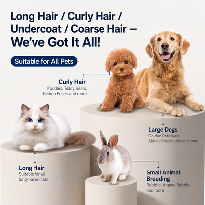 Máquina de cortar pelos de animais de estimação que suga pelos