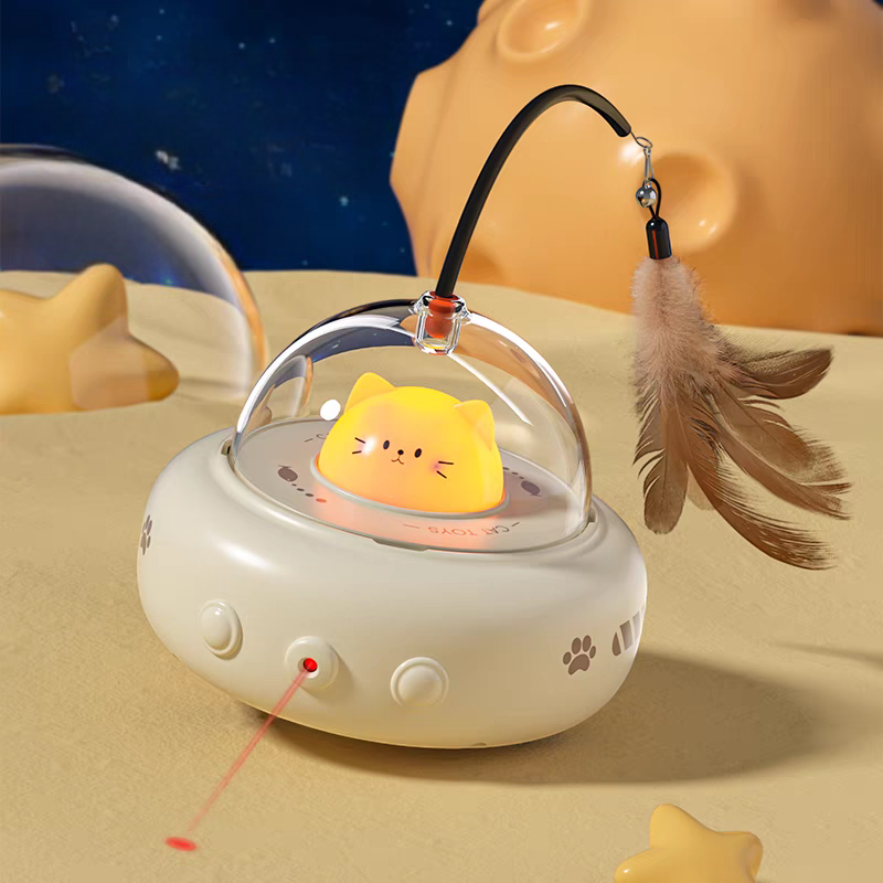 Cat SpaceShip Automatic Toy