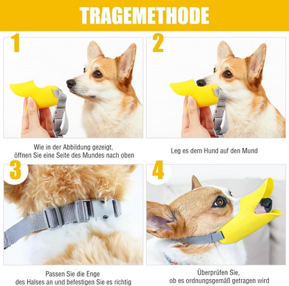 Focinheira para cachorro – A boca de pato ajustável mais fofa para seu cachorro