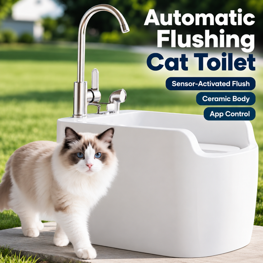 Self-Flushing Cat Toilet
