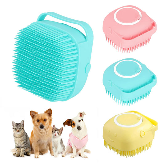 Pet Silicone Massage Bath Brush