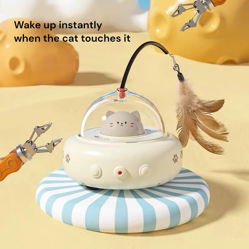 Cat SpaceShip Automatic Toy