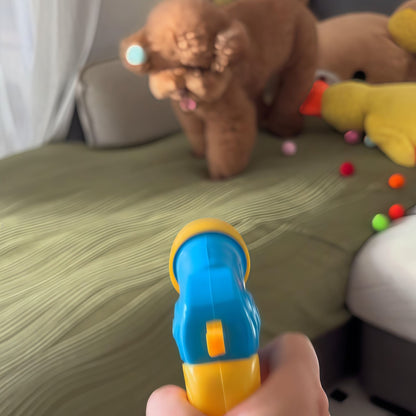Pom-Pom Ball Launcher
