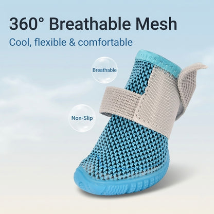 360° Breathable Mesh Dog Shoes