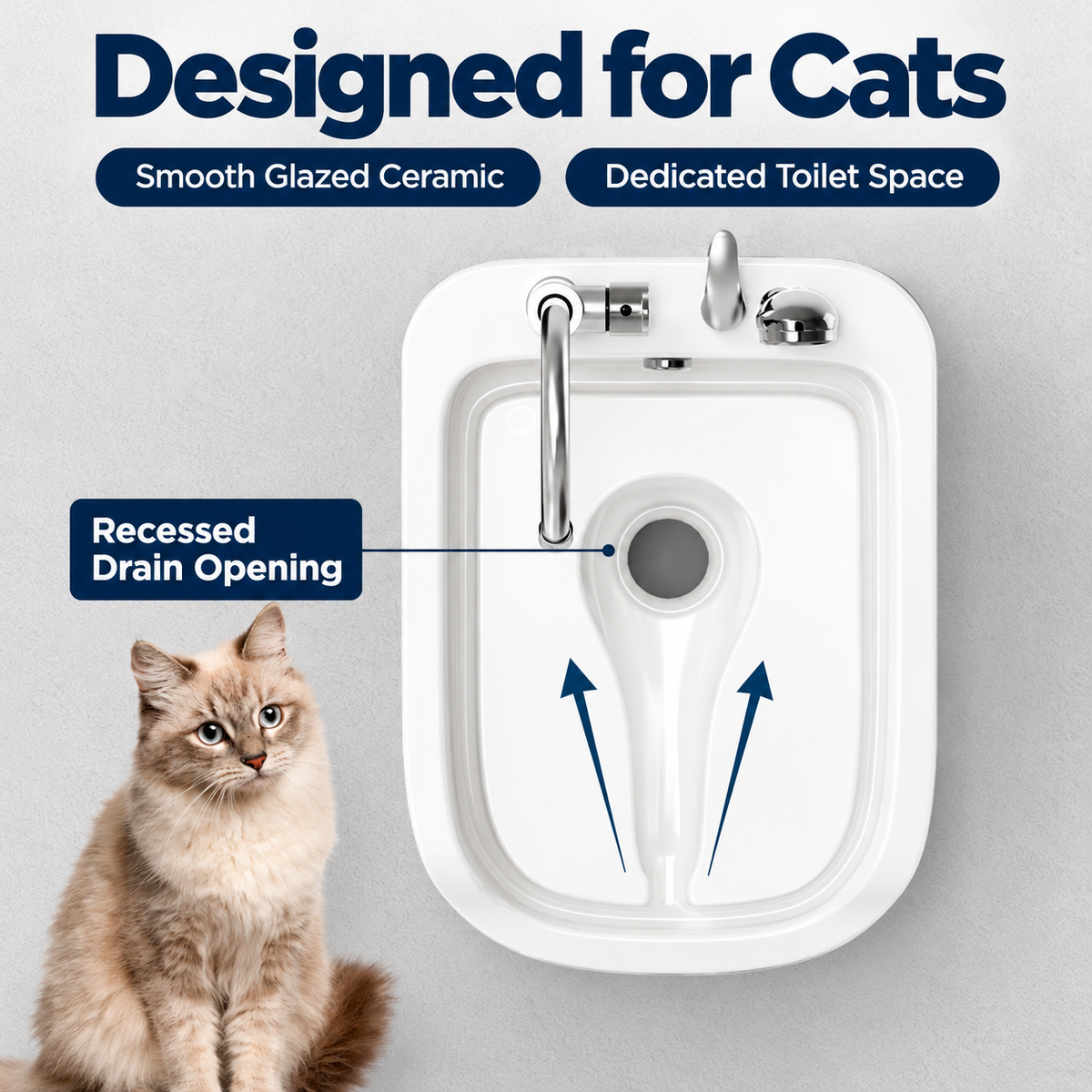 Self-Flushing Cat Toilet