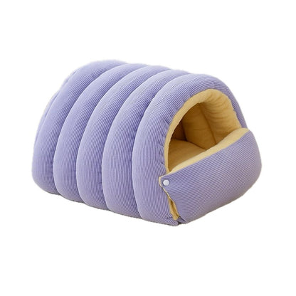 Cama aconchegante estilo caverna com capa removível e lavável