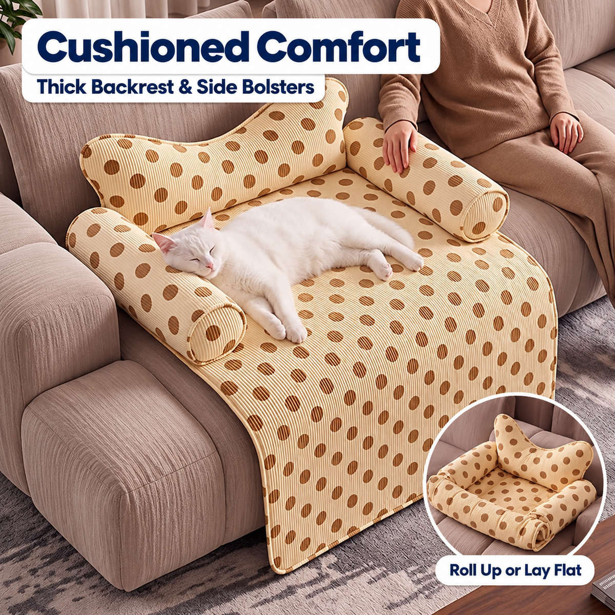 Fold-Up Pet Sofa Bed