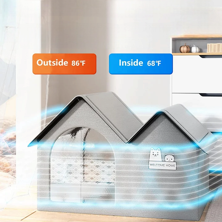 Pet Air Conditioning House - PetsLoveStory®