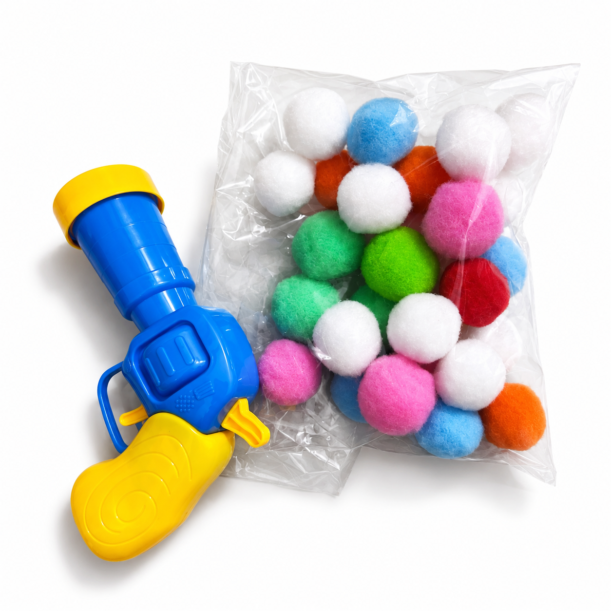 Pom-Pom Ball Launcher