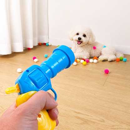 Pom-Pom Ball Launcher