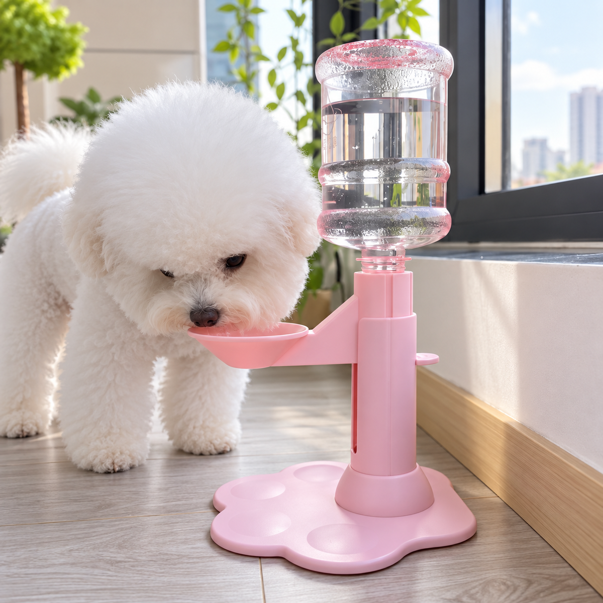 Self-Refilling Pet Water Dispenser