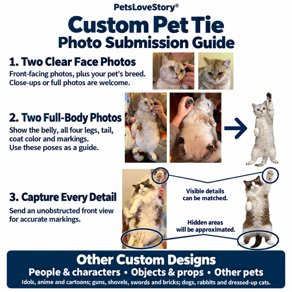 Custom Pet Tie – Your Cat, Printed on a Wearable Keepsake
