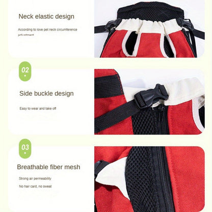 Pet Four-legged Bag Outdoor Carrying Bag