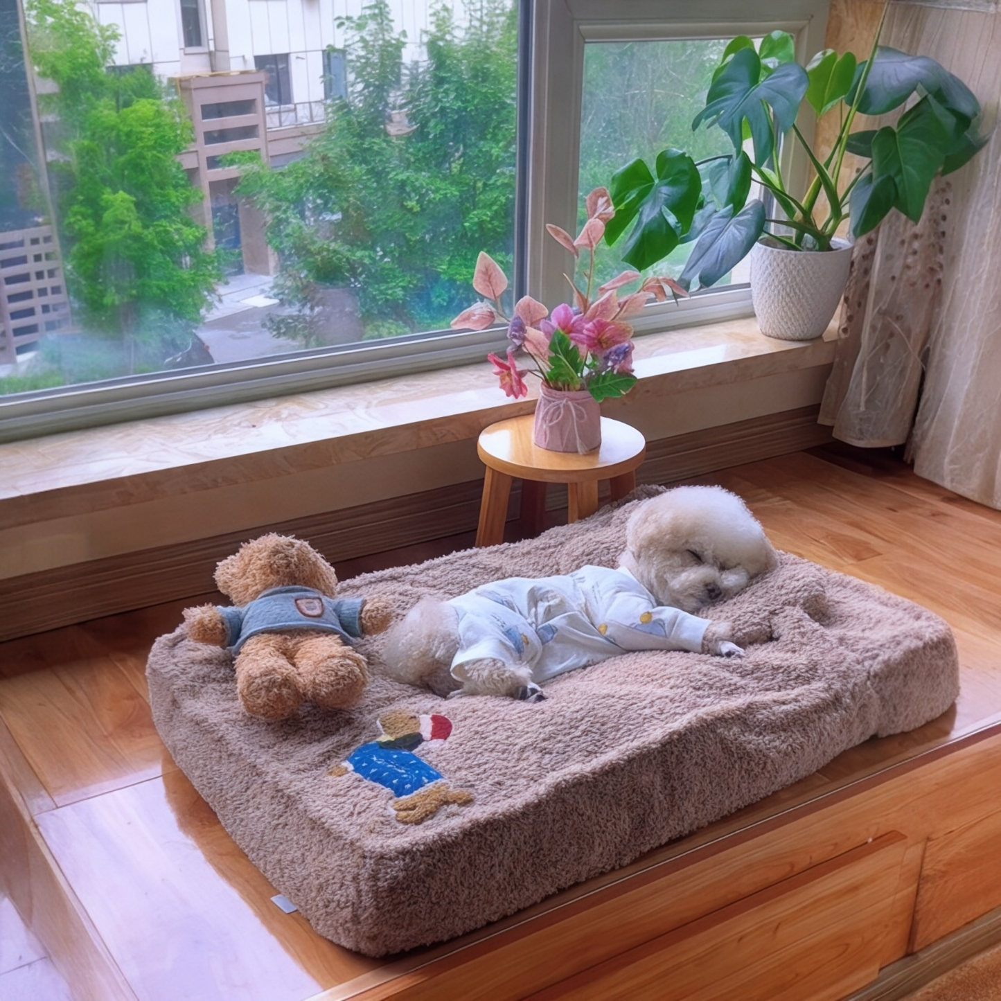 Nova cama aconchegante para animais de estimação