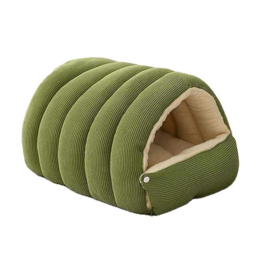 Cama aconchegante estilo caverna com capa removível e lavável
