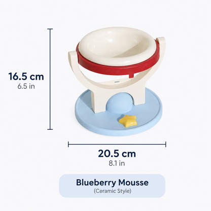 Wall-Mounted & Floor-Standing Ceramic Pet Bowl — Cats & Dogs