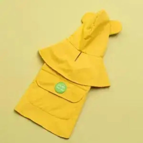 Pets Dog Clothes Hooded Pet Raincoats Strip Dogs Rain Coat