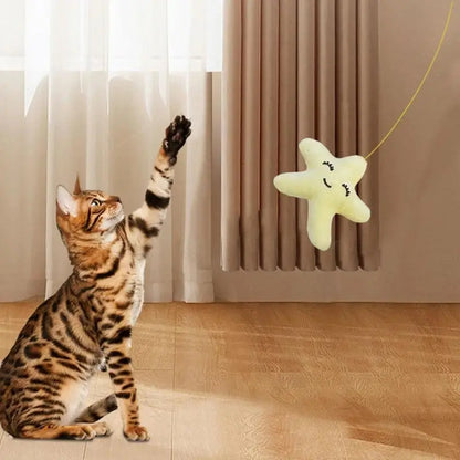 Cat Kitten Door Hanging Toy Cat Kitty Teaser Toy Pet Interactive Toys For Indoor