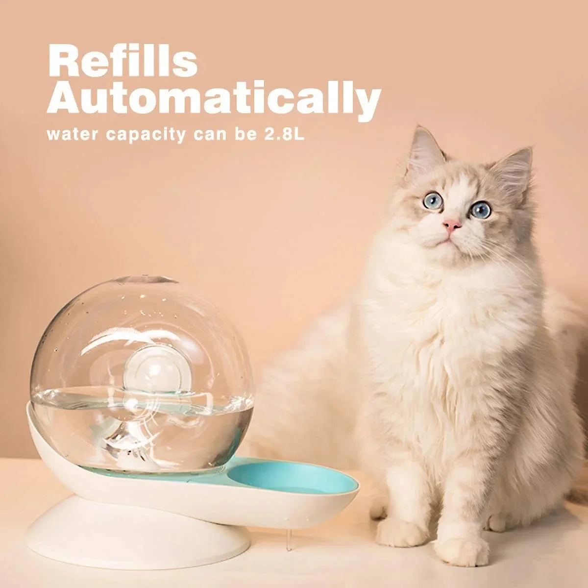 Cat & Dog Automatic Water Fountain - PetsLoveStory®