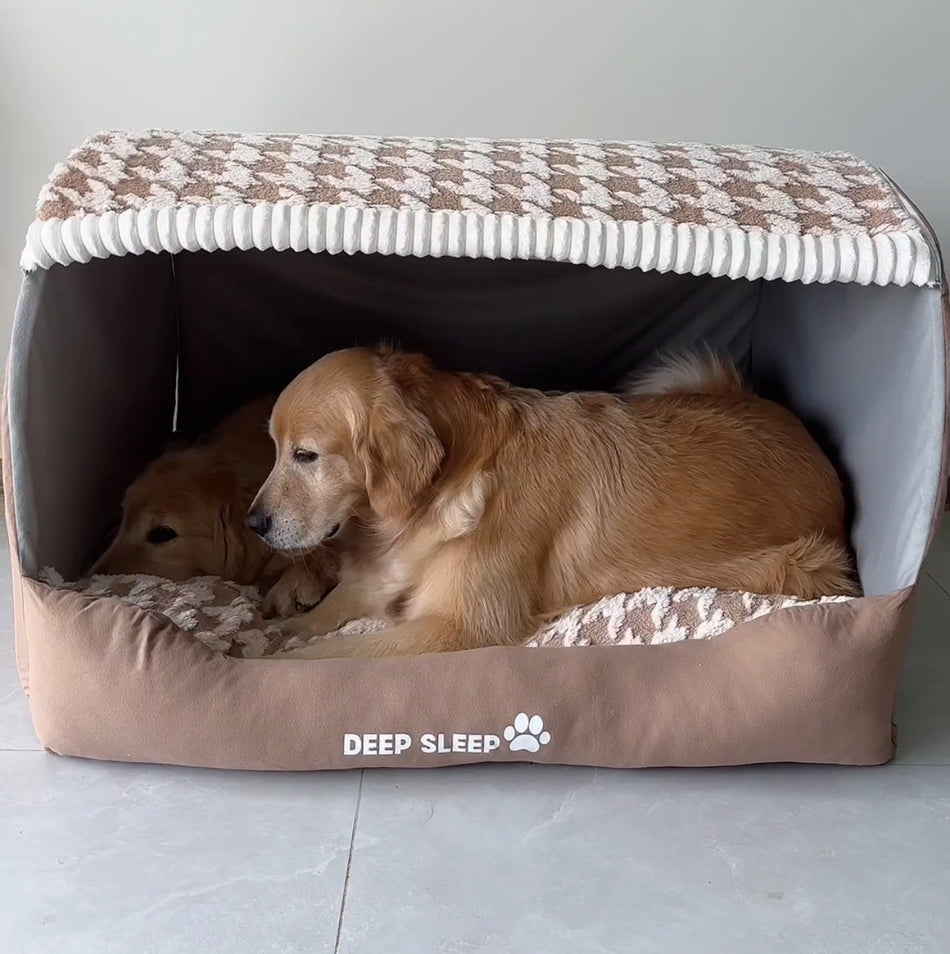 Deep Sleep Cozy Dog House PetsLoveStory