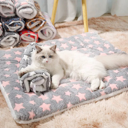 Pet sleeping bed mat warm blanket