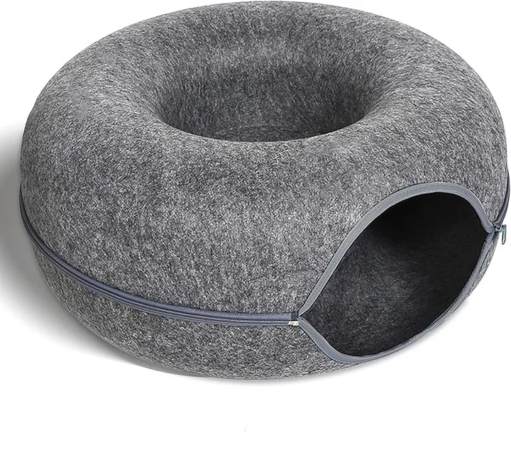 Cat Tunnel Bed for Indoor Cats