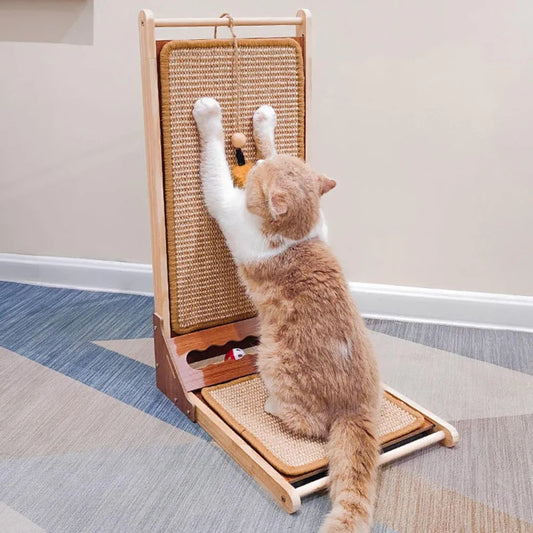 Cat scratching post with adjustable ramp - PetsLoveStory®