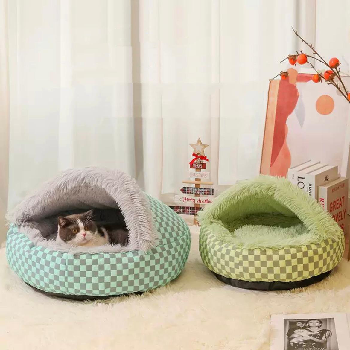 Pet Warm Diamond Quilt Gesloten Nest - PP12