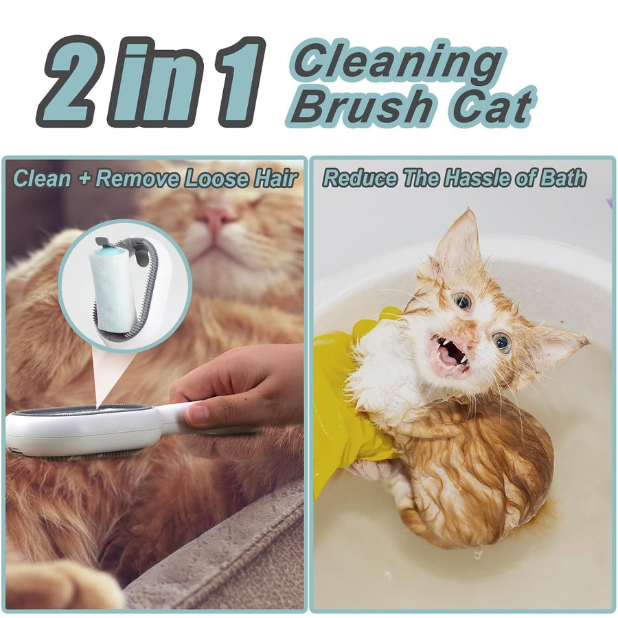 2 in 1 cleaning brush cat - PP19