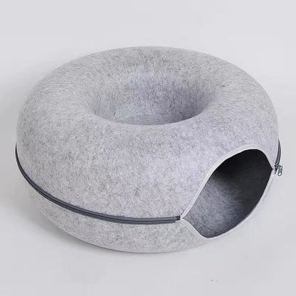 Cat Tunnel Bed for Indoor Cats