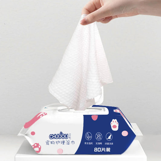 Pet Wipes 80 PCS - PetsLoveStory®