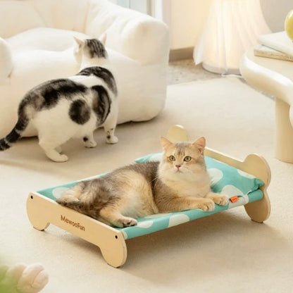 Cat luxury Wooden Bed