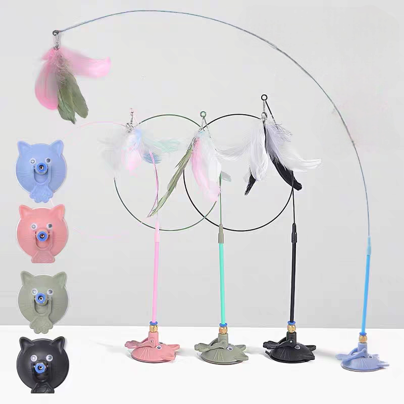 Suction cup cat teasing stick - PetsLoveStory®